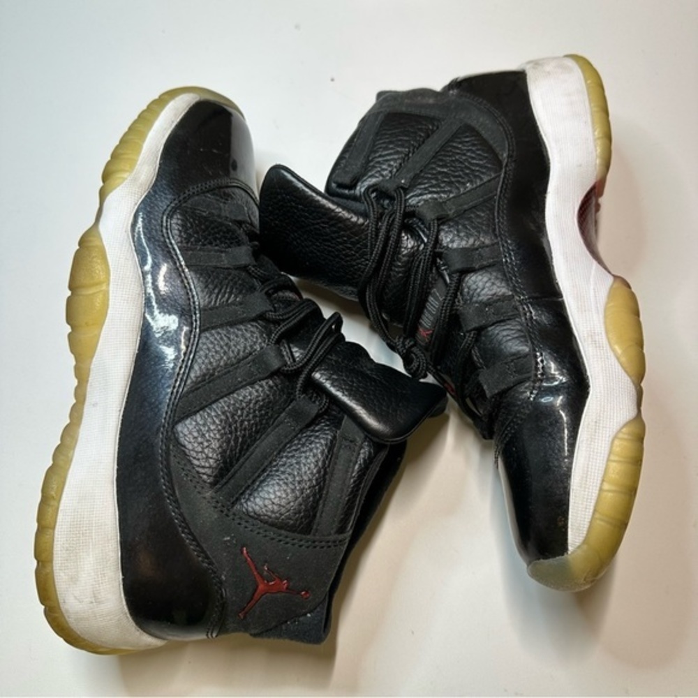 Nike Air Jordan Size 7Y Women’s 8.5  Black Shoes XI 11 Retro 72-10 GS 378038-002 - Picture 8 of 10